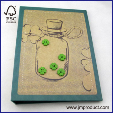 Hardcover Class Book With Folder 