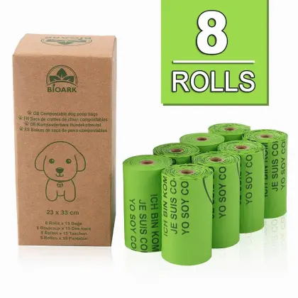 Custom Size Pet Poo Bags and Bin Bags