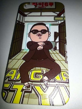 Emboss Craft Pc Material Oppa Gangnam Style Iphone 5 Protective Cases