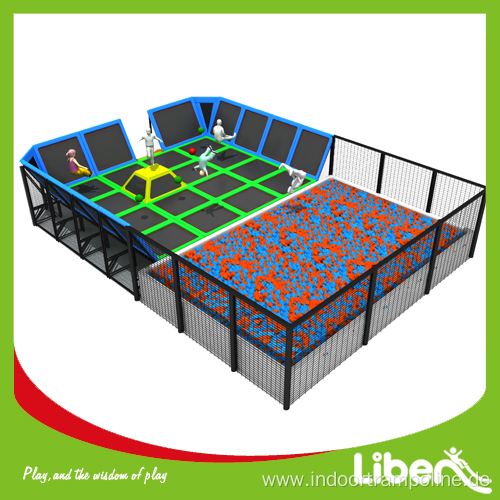 Child indoor trampoline area