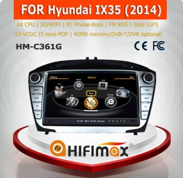 Hifimax car stereo for hyundai tucson car stereo ix35 2014 with gps navigation mp5 player