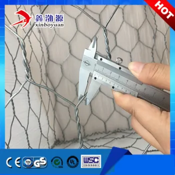 High Quality PE/PVC Coated Gabion Box Flood Protection 2*1*1m Gabion Basket Stone Cages for Sell