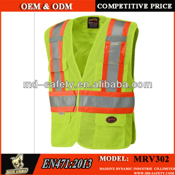 High Visibility Safety Vest vest With EN471:2013