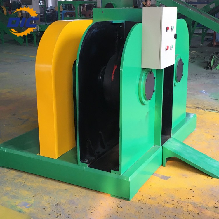 Double hook recycling waste tyre steel wire extractor