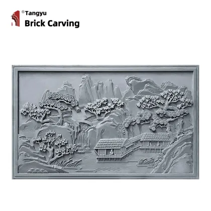Chinese style background wall relief