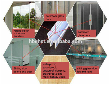 shower wooden door waterproof plastic rubber seal strip