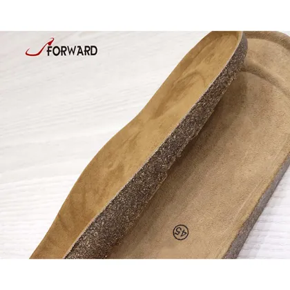 Hot Sale Insole Rubber Shoe Sole Sheet PVC Cork Mid Sole for Sandals