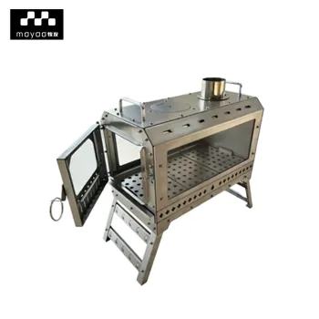 Heavy Duty Stainless Steel Camping Wood Burning Stove