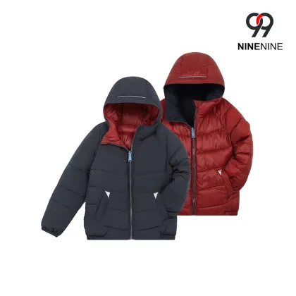 Versatile EcoReversible Puffer Kids Jacket