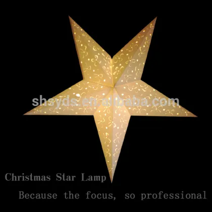 new arrivecolorful paper star for family decoration