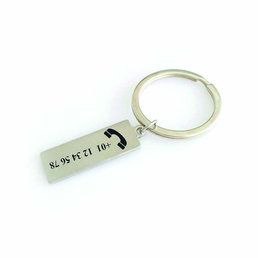 customised letter keychain