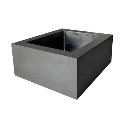 Metallurgical Sintered Graphite Sagger Graphite Boat