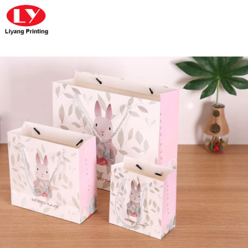 Lovely Christmas Paper Gift Packing Bag With Handle
