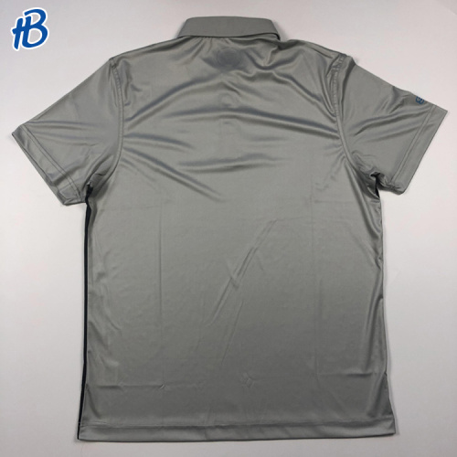 grey&black with blue streaks equestrian polo shirts