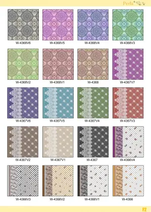 Perla Vinyl tablecloths hot selling