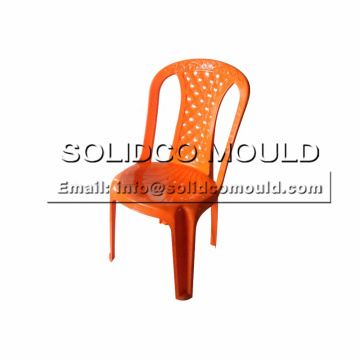 Diseño de moden de fábrica Moldón de silla sin brazo de inyección de plástico