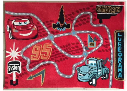 Hand Tufted Carpet with Disney Design