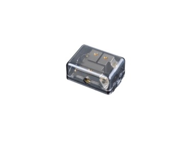 Distribution Blocks 1x0 GA IN 2xGA OUT Gold/Nickel plated for car audio power distribution block