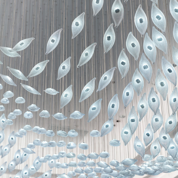 High-end Atrium and Villa Banquet Ceiling Lamps: Creative Design and Large Engineering Pendant Lights