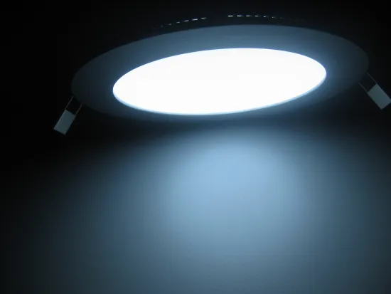 6000k Energy Saving 9w Round Led Panel Light Fixtures , 145mm * 13mm