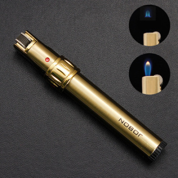 ولاعات الغاز المعدنية المخصصة لشركة Jobon Smoke Metal Butane مع اللهب العادي والشعار المخصص والملحقات التدخين - عرض بالجملة