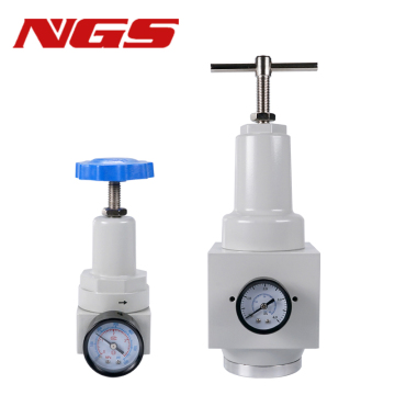 4MPa QTYH-8 10 15 25 50 1/4 3/8 1/2 2 Inch BSP Inlet Port Pneumatic High Pressure Regulator Valve with Gauge