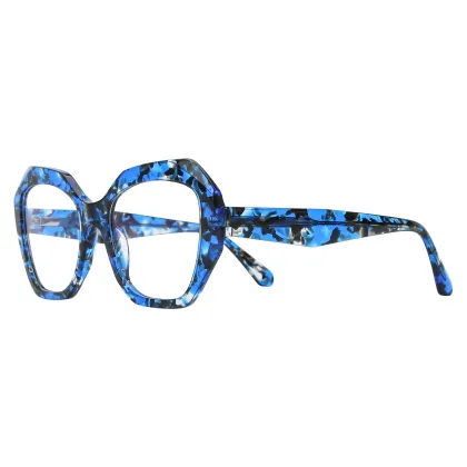 Colorful Fashion Women's Eyeglasses - Large Frame Glasses