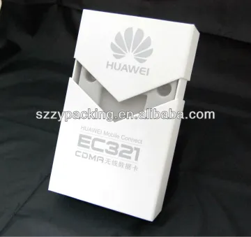 white background electronics packing paper box