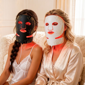 Mascarilla facial con terapia de luz LED Omeina para una piel radiante