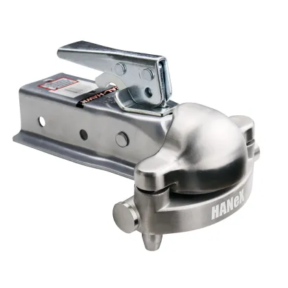 Max Brushed Metal OEM Global Coupler Trailer lock