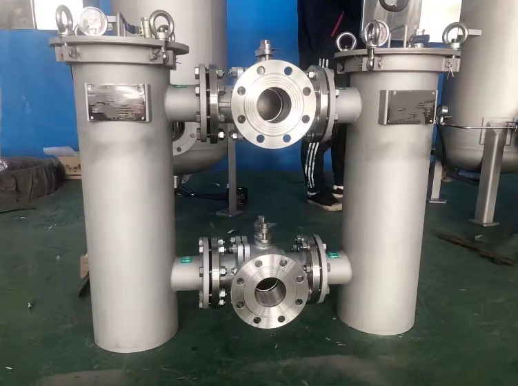 Stainless Steel Bag Filter Housing Duplex Strainers and Bag Filters Filtering Machine