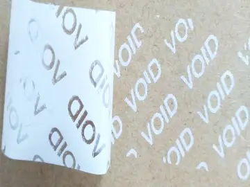 Anti-Theft Void Material partial transfer Label