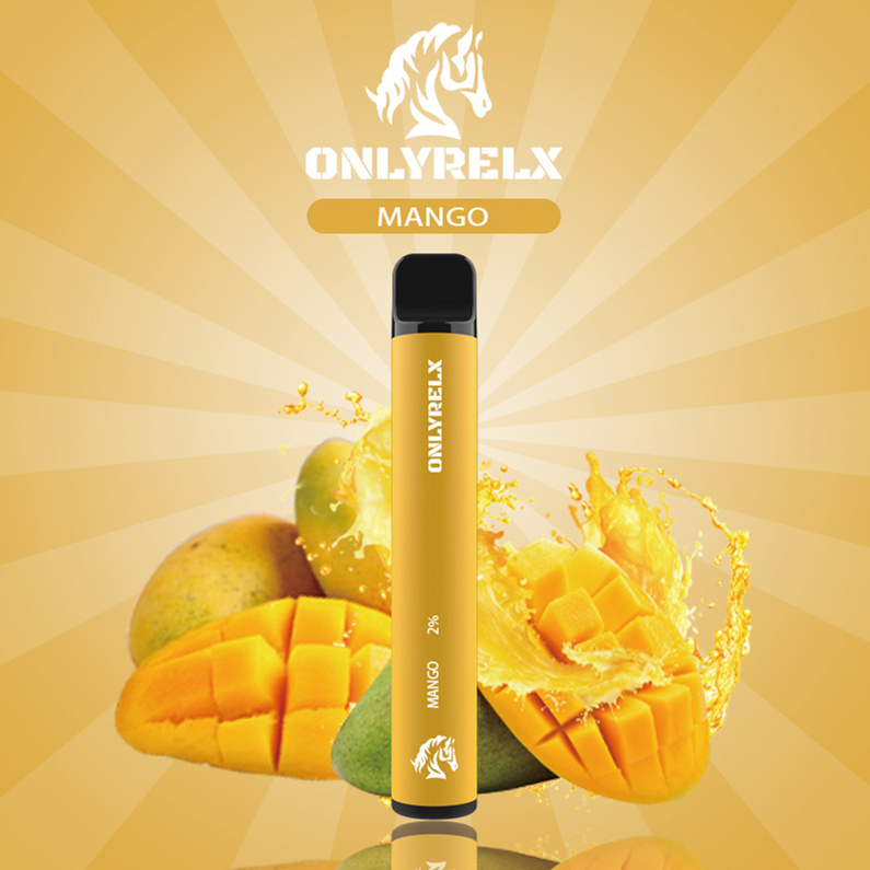 Onlyrelxbar600 jetable stylo vape E cigarette stick vape