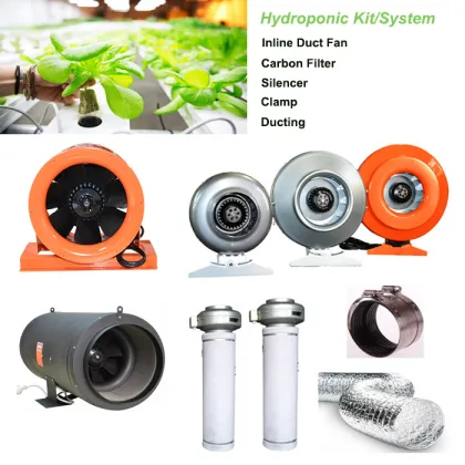 Stealth Acoustic Fan with muffler silent duct fan