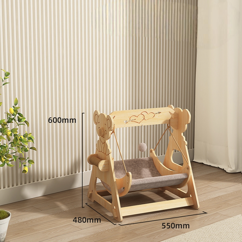 Pet Hammock Wood Swing Cat Swing Hanging