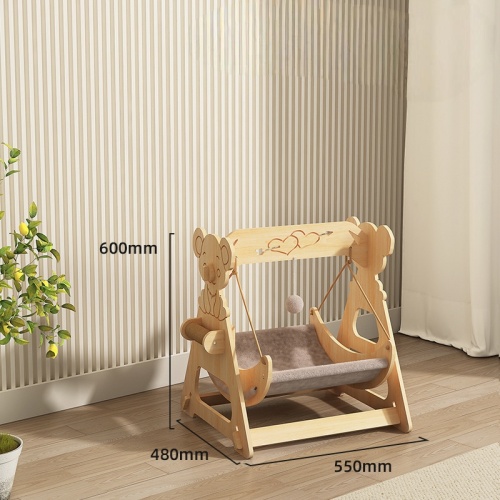 Pet Hammock Wood Swing Cat Swing Hanging