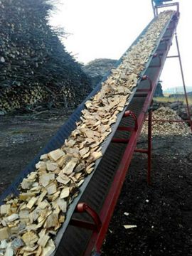 Holzhacker mit Dieselantrieb