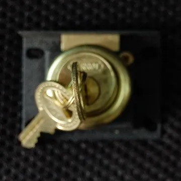 Drawer mechanical lock-A