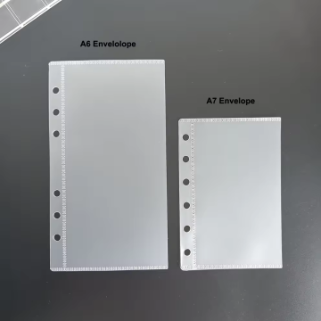 Frosted Clear Plastic Zipper Bag with Custom Logo for Accessories Cash Packaging