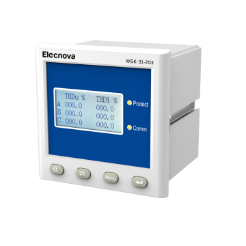 LCD display reactive power programmable capacitor controller