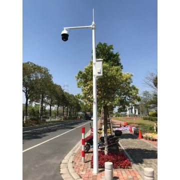 security camera on pole