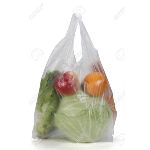 Eco-friendly 17 X 20 White Ldpe Biodegradable Shopping Bags For Book Packaging