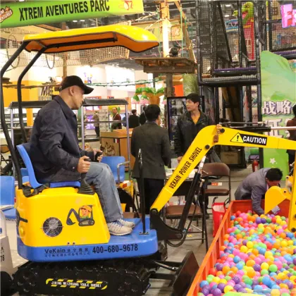 Large Outdoor Kids Sand Pit Mini Metal Excavator Toy