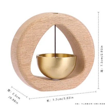 Crisp Sound Therapy Japanese Copper Doorbell Small Beech Wind Chime