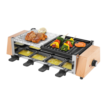 Electric Raclette Grill 8 persons Non-stick