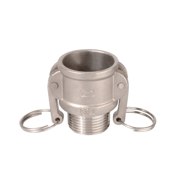 SS316 or SS304 Stainless Steel Flexible Pipe Quick Connectors - B Type Female Camlock Coupling