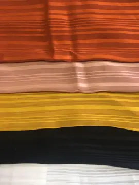 100% Polyester Chiffon Shadow Stripe