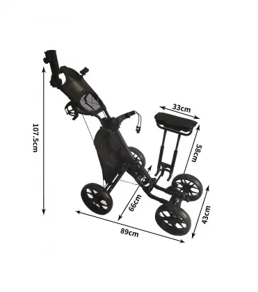Golf Aluminum 4 Wheels Golf Trolley County Golf