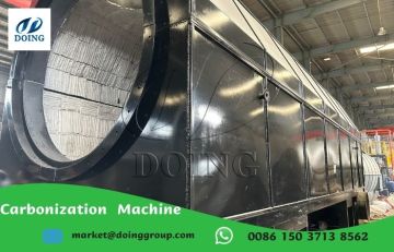 Biomass to Biochar Pyrolysis Machine - Automatic Charcoal Making Machine for Wood/Coconut Shell/Agriculture Waste