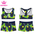 Sublimated Little Girl Cheerleading Uniforms